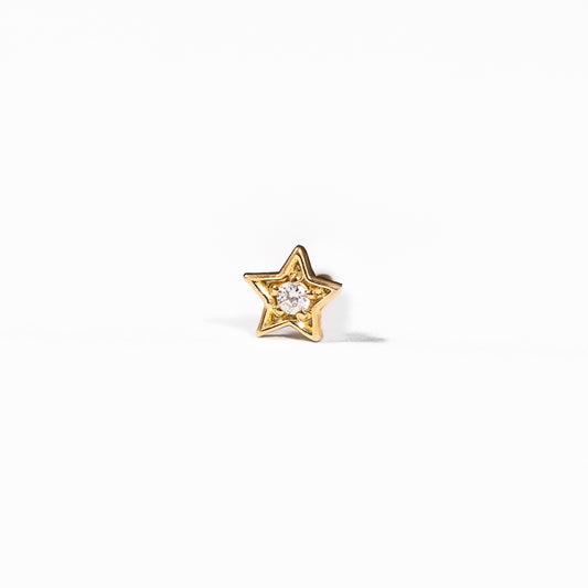 Petite Yellow Star Piercing