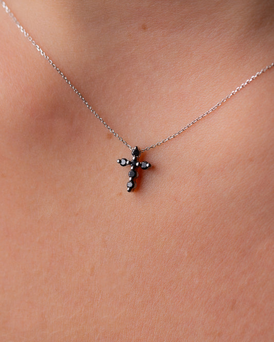 Mini Black Cross